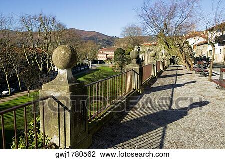 High angle view of a fenced sidewalk, Spain View Large Photo Image Stock Image - High angle view of a fenced sidewalk, Spain. Fotosearch