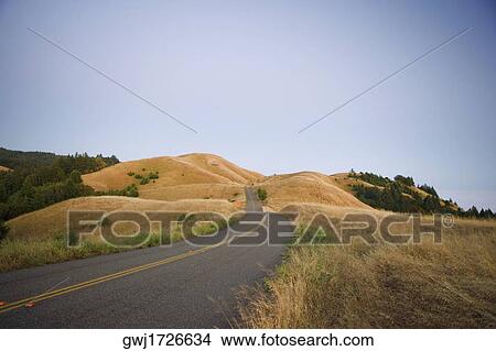 High angle view of a highway in the wilderness View Large Photo Image Picture - High angle view of a highway in the wilderness. Fotosearch
