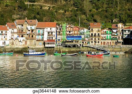 High angle view of boats docked at a harbor, Spain View Large Photo Image Stock Photo - High angle view of boats docked at a harbor, Spain. Fotosearch