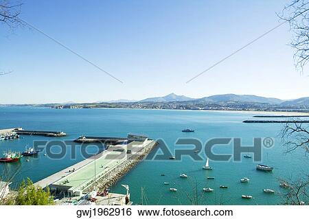 High angle view of boats docked at a harbor, Spain View Large Photo Image Stock Photograph - High angle view of boats docked at a harbor, Spain. Fotosearch