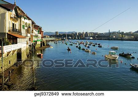 High angle view of boats, Spain View Large Photo Image Stock Photo - High angle view of boats, Spain. Fotosearch