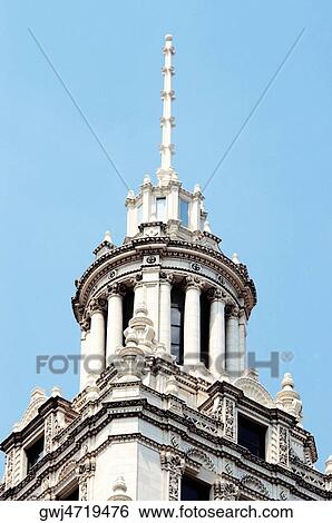 High section view of a building, Wrigley Building, Chicago, Illinois, USA View Large Photo Image Stock Photograph - High section view of a building, Wrigley Building, Chicago, Illinois, USA. Fotosearch