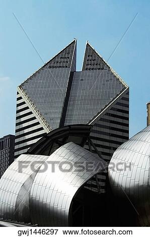 Low angle view of a building in a city, Smurfit-Stone Building, Chicago, Illinois, USA View Large Photo Image Stock Photo - Low angle view of a building in a city, Smurfit-Stone Building, Chicago, Illinois, USA. Fotosearch