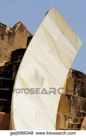 Low angle view of a curved wall, Jantar Mantar, Jaipur, Rajasthan, India View Large Photo Image Stock Photo - Low angle view of a curved wall, Jantar Mantar, Jaipur, Rajasthan, India. Fotosearch