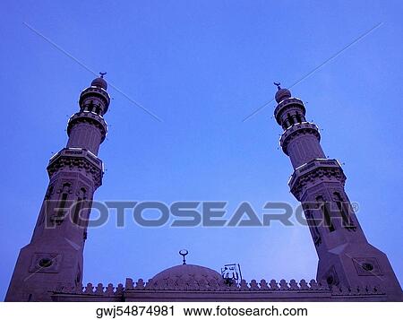 Low angle view of a mosque View Large Photo Image Stock Image - Low angle view of a mosque. Fotosearch