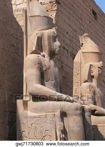 Low angle view of a statue, Temples Of Karnak, Luxor, Egypt View Large Photo Image Stock Image - Low angle view of a statue, Temples Of Karnak, Luxor, Egypt. Fotosearch