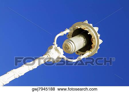 Low angle view of an ornate street light, Spain View Large Photo Image Stock Photo - Low angle view of an ornate street light, Spain. Fotosearch