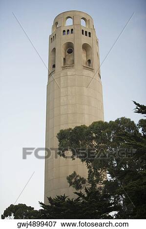 Low angle view of coat tower, San Francisco, California, USA View Large Photo Image Stock Photo - Low angle view of coat tower, San Francisco, California, USA. Fotosearch