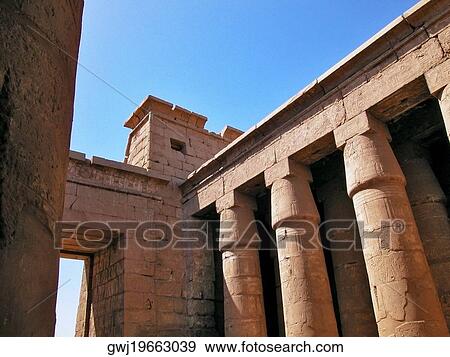 Low angle view of columns in a temple, Temples Of Karnak, Luxor, Egypt View Large Photo Image Stock Photo - Low angle view of columns in a temple, Temples Of Karnak, Luxor, Egypt. Fotosearch