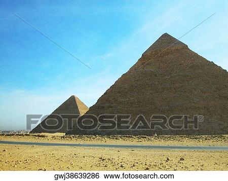 Low angle view of pyramids, Giza Pyramids, Giza, Cairo, Egypt View Large Photo Image Stock Photograph - Low angle view of pyramids, Giza Pyramids, Giza, Cairo, Egypt. Fotosearch