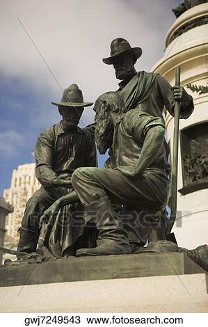 Stock Image - Low angle view of statue, San Francisco, California, USA. Fotosearch