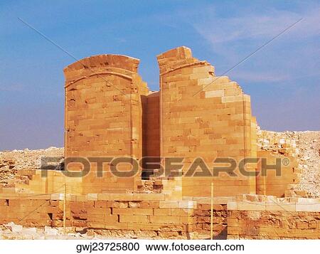 Old ruins of a building, Saqqara, Egypt View Large Photo Image Stock Image - Old ruins of a building, Saqqara, Egypt. Fotosearch