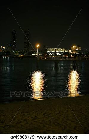 Panoramic view of city at night, San Diego Bay, San Diego, California, USA View Large Photo Image Stock Photo - Panoramic view of city at night, San Diego Bay, San Diego, California, USA. Fotosearch