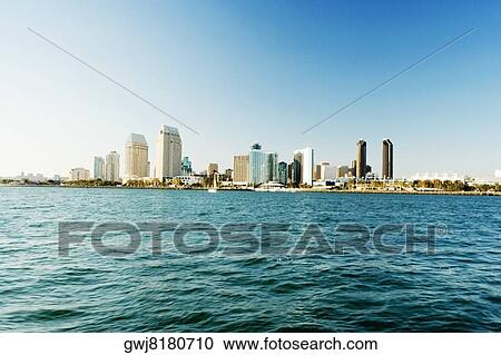 Panoramic view of downtown San Diego from Coronado Island, San Diego, California, USA View Large Photo Image Stock Image - Panoramic view of downtown San Diego from Coronado Island, San Diego, California, USA. Fotosearch