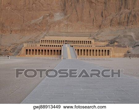 Path leading to a temple, Egypt View Large Photo Image Stock Photo - Path leading to a temple, Egypt. Fotosearch