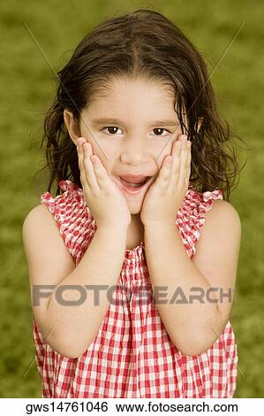 Portrait of a girl smiling View Large Photo Image Stock Photograph - Portrait of a girl smiling. Fotosearch