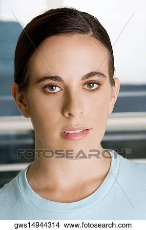 Picture - Portrait of a young woman. Fotosearch