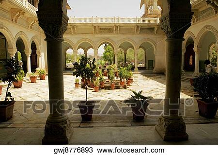 Potted plants in the courtyard of a museum, Government Central Museum, Jaipur, Rajasthan, India View Large Photo Image Stock Image - Potted plants in the courtyard of a museum, Government Central Museum, Jaipur, Rajasthan, India. Fotosearch