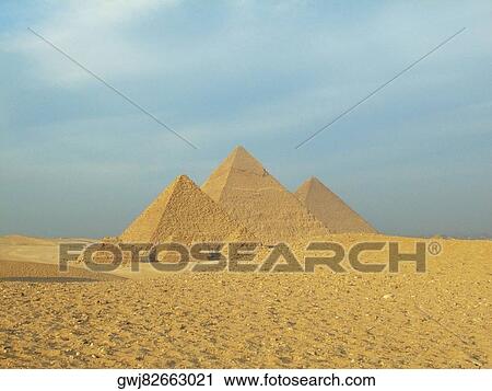 Pyramids on a landscape, Giza Pyramids, Giza, Cairo, Egypt View Large Photo Image Stock Image - Pyramids on a landscape, Giza Pyramids, Giza, Cairo, Egypt. Fotosearch