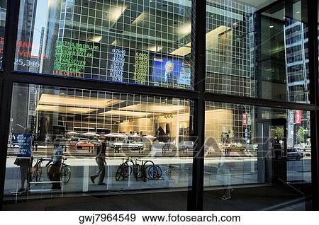 Screen showing currency and market rates through a window of a building View Large Photo Image Stock Photo - Screen showing currency and market rates through a window of a building. Fotosearch