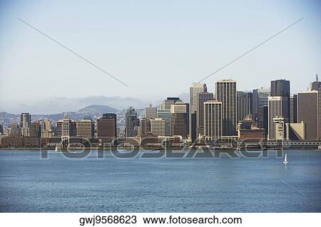 Skyscrapers at waterfront, San Francisco, California, USA View Large Photo Image Stock Image - Skyscrapers at waterfront, San Francisco, California, USA. Fotosearch