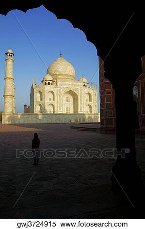 Taj Mahal seen through an archway, Agra, Uttar Pradesh, India View Large Photo Image Stock Photography - Taj Mahal seen through an archway, Agra, Uttar Pradesh, India. Fotosearch