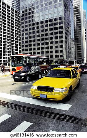 Traffic on a road, Chicago, Illinois, USA View Large Photo Image Stock Photograph - Traffic on a road, Chicago, Illinois, USA. Fotosearch