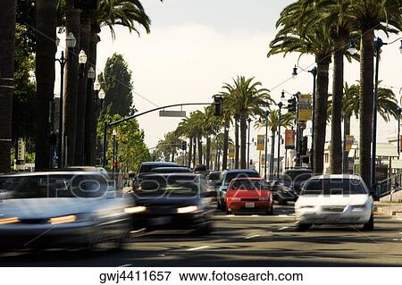 Traffic on a street in a city, San Francisco, California, USA View Large Photo Image Stock Photo - Traffic on a street in a city, San Francisco, California, USA. Fotosearch