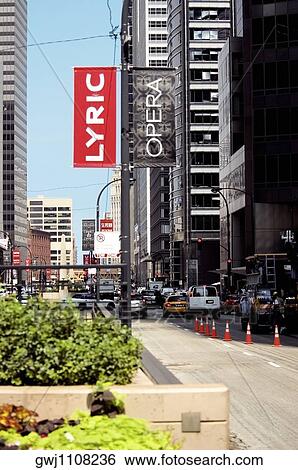 Traffic on the street, Wacker Drive, Chicago, Illinois, USA View Large Photo Image Stock Photograph - Traffic on the street, Wacker Drive, Chicago, Illinois, USA. Fotosearch
