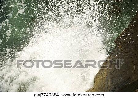 Waves crashing on a rock formation, Coronado Reefs, San Diego, California, USA View Large Photo Image Picture - Waves crashing on a rock formation, Coronado Reefs, San Diego, California, USA. Fotosearch