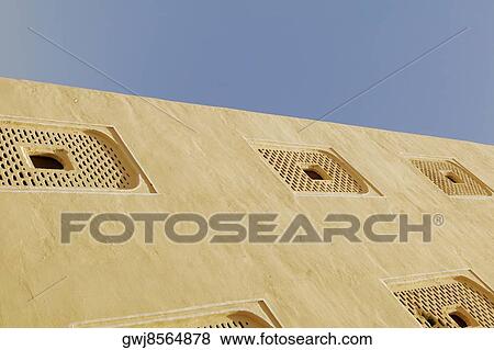 Windows on the wall of a palace, City Palace, Jaipur, Rajasthan, India View Large Photo Image Stock Photo - Windows on the wall of a palace, City Palace, Jaipur, Rajasthan, India. Fotosearch