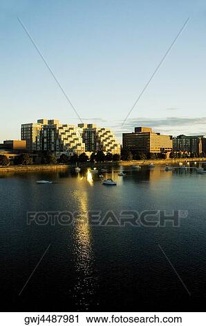 Buildings on a waterfront, Charles River, Cambridge View Large Photo Image Stock Image - Buildings on a waterfront, Charles River, Cambridge. Fotosearch