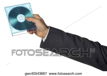 Close-up of a businessman holding a compact disk View Large Photo Image Stock Photo - Close-up of a businessman holding a compact disk. Fotosearch