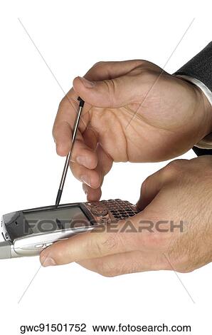 Close-up of a businessman using a personal data assistant View Large Photo Image Stock Image - Close-up of a businessman using a personal data assistant. Fotosearch