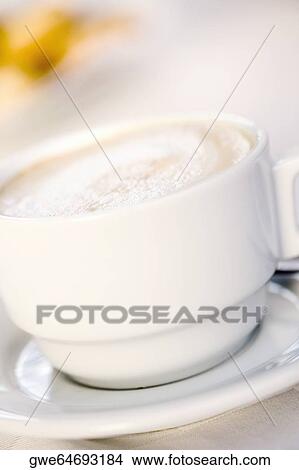 Close-up of a cup of coffee View Large Photo Image Picture - Close-up of a cup of coffee. Fotosearch