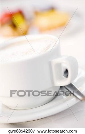 Stock Photo - Close-up of a cup of coffee. Fotosearch