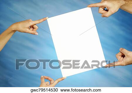 Close-up of a man and a woman's hands holding a placard View Large Photo Image Stock Image - Close-up of a man and a woman's hands holding a placard. Fotosearch