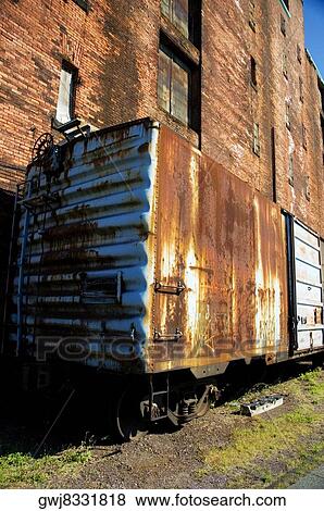 Close-up of a ruined train car, Boston, Massachusetts, USA View Large Photo Image Stock Photo - Close-up of a ruined train car, Boston, Massachusetts, USA. Fotosearch
