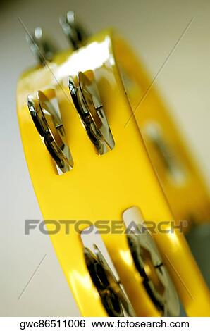 Stock Photograph - Close-up of a tambourine. Fotosearch