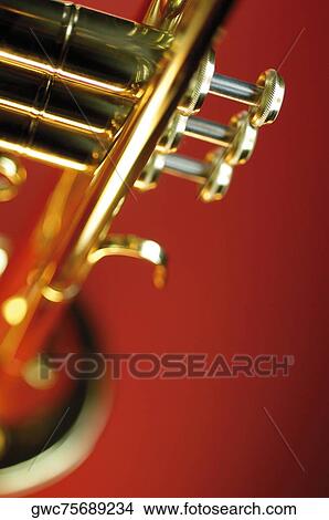 Picture - Close-up of a trumpet. Fotosearch
