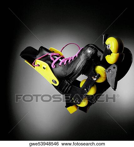 Close-up of an inline skate View Large Photo Image Stock Photograph - Close-up of an inline skate. Fotosearch