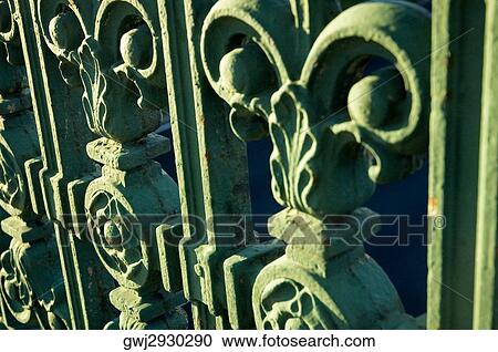 Close-up of an iron railing, Boston, Massachusetts, USA View Large Photo Image Stock Image - Close-up of an iron railing, Boston, Massachusetts, USA. Fotosearch