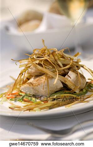 Close-up of fish fillets in a plate View Large Photo Image Stock Photo - Close-up of fish fillets in a plate. Fotosearch