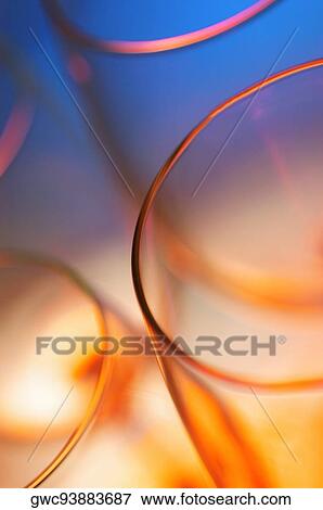 Close-up of four wineglasses View Large Photo Image Stock Photo - Close-up of four wineglasses. Fotosearch