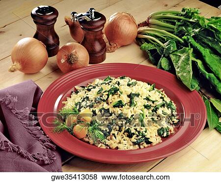 Close-up of fried rice in a plate View Large Photo Image Stock Photo - Close-up of fried rice in a plate. Fotosearch