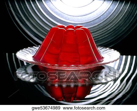 Close-up of jelly on a plate View Large Photo Image Stock Photo - Close-up of jelly on a plate. Fotosearch