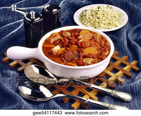 Close-up of rice with a bowl of vegetables View Large Photo Image Stock Image - Close-up of rice with a bowl of vegetables. Fotosearch