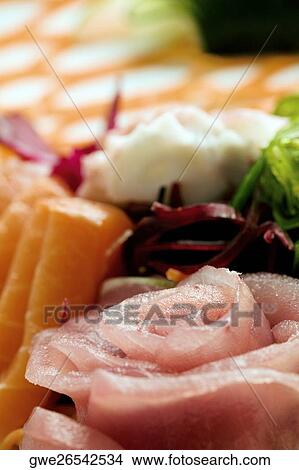 Close-up of seafood salad View Large Photo Image Picture - Close-up of seafood salad. Fotosearch