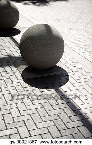 Close-up of stone spheres, Washington DC, USA View Large Photo Image Stock Photo - Close-up of stone spheres, Washington DC, USA. Fotosearch