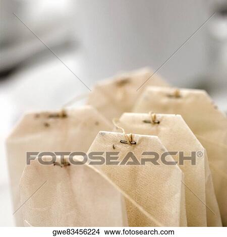 Close-up of teabags View Large Photo Image Picture - Close-up of teabags. Fotosearch